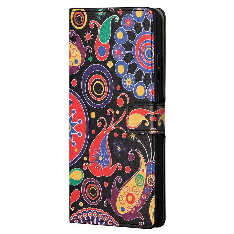 Læder Cover OnePlus Nord CE 5G Galaxy Design