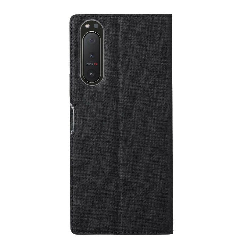Cover Sony Xperia 5 II Flip Cover Vili Dmx Tekstureret