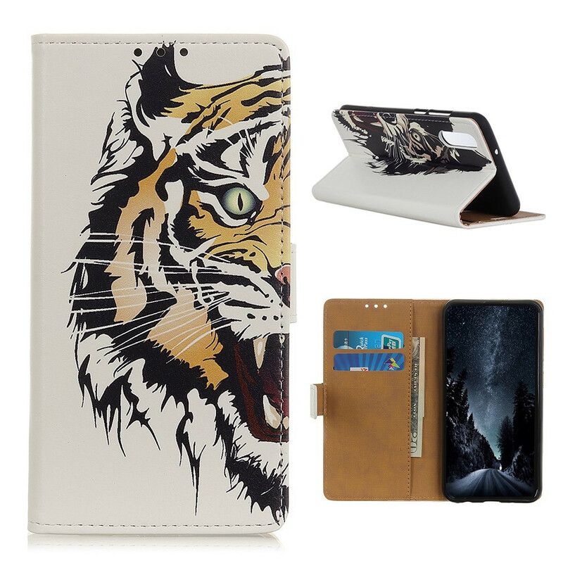 Flip Cover Sony Xperia 5 II Hærd Tiger
