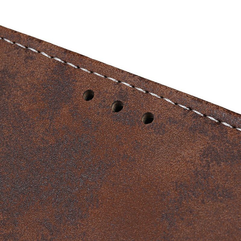 Læder Cover Sony Xperia 5 II Vintage Lædereffekt