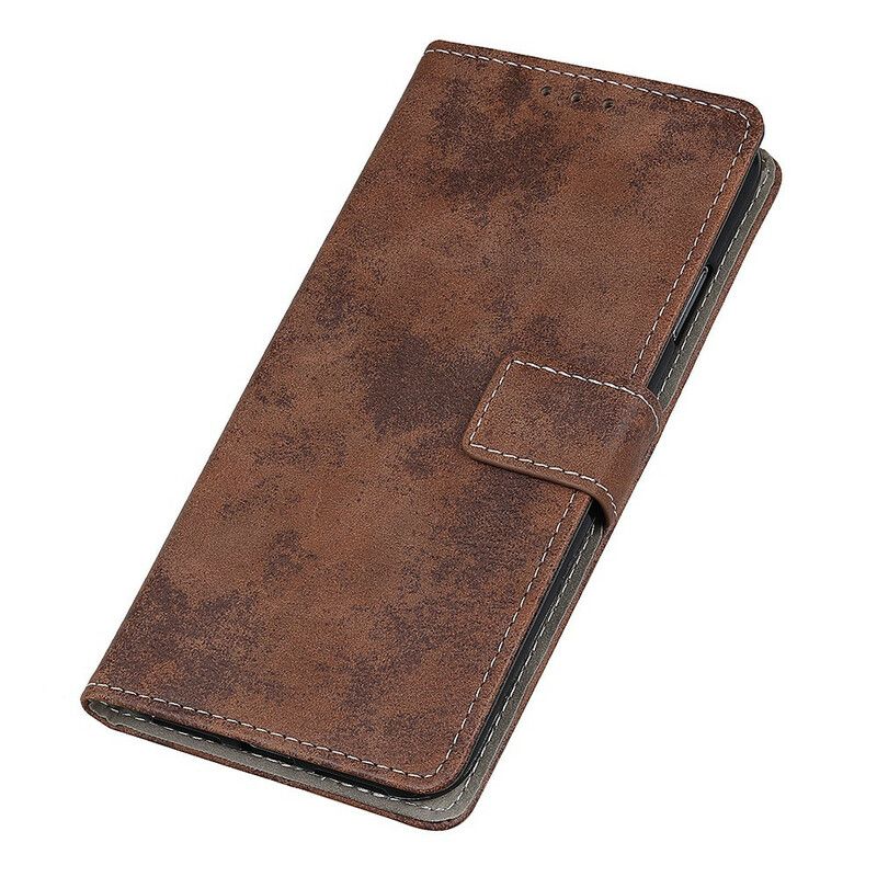 Læder Cover Sony Xperia 5 II Vintage Lædereffekt