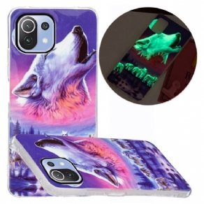 Cover Xiaomi Mi 11 Lite 5G NE / Mi 11 Lite 4G / 5G Fluorescerende Vildhund