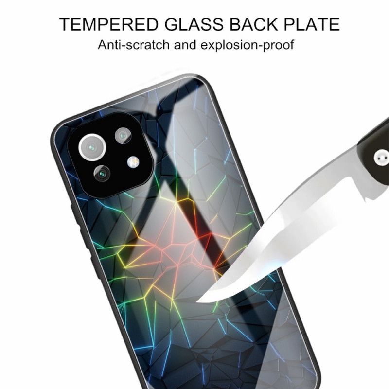 Cover Xiaomi Mi 11 Lite 5G NE / Mi 11 Lite 4G / 5G Hærdet Glasgeometri
