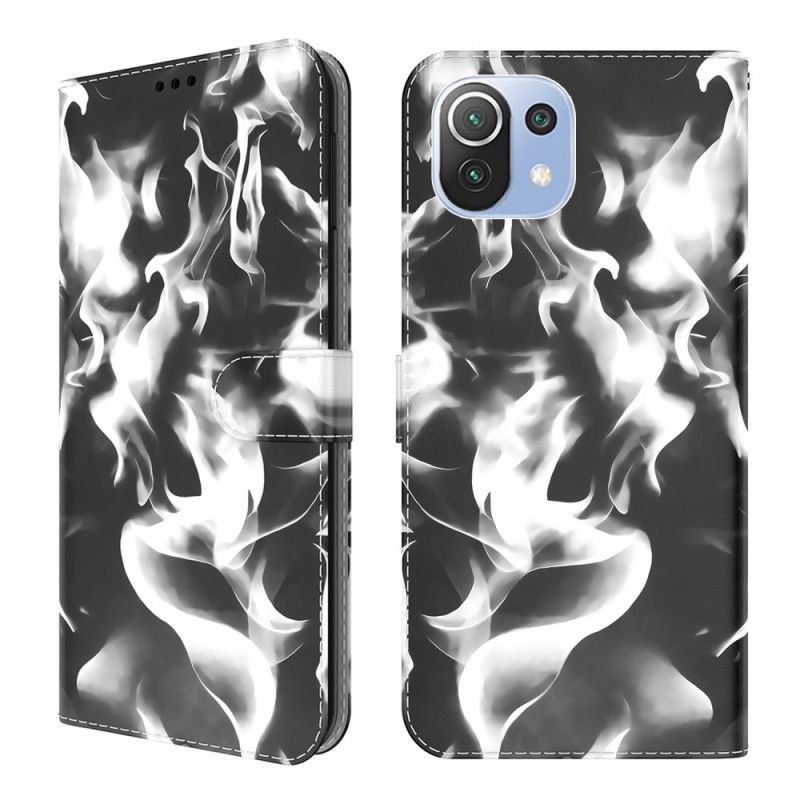 Flip Cover Xiaomi Mi 11 Lite 5G NE / Mi 11 Lite 4G / 5G Abstrakt Mønster