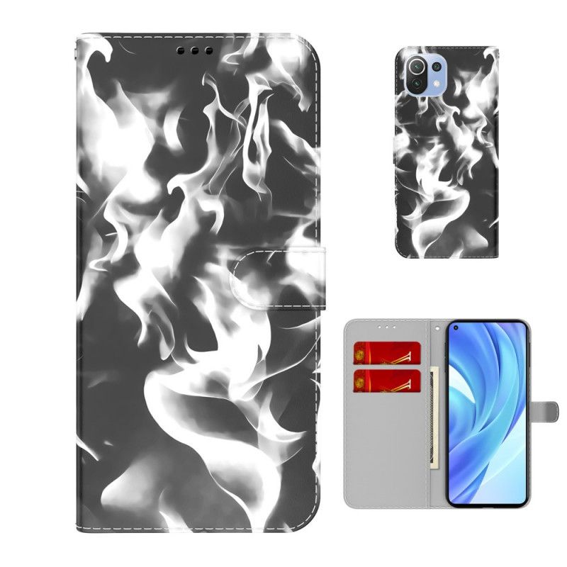 Flip Cover Xiaomi Mi 11 Lite 5G NE / Mi 11 Lite 4G / 5G Abstrakt Mønster
