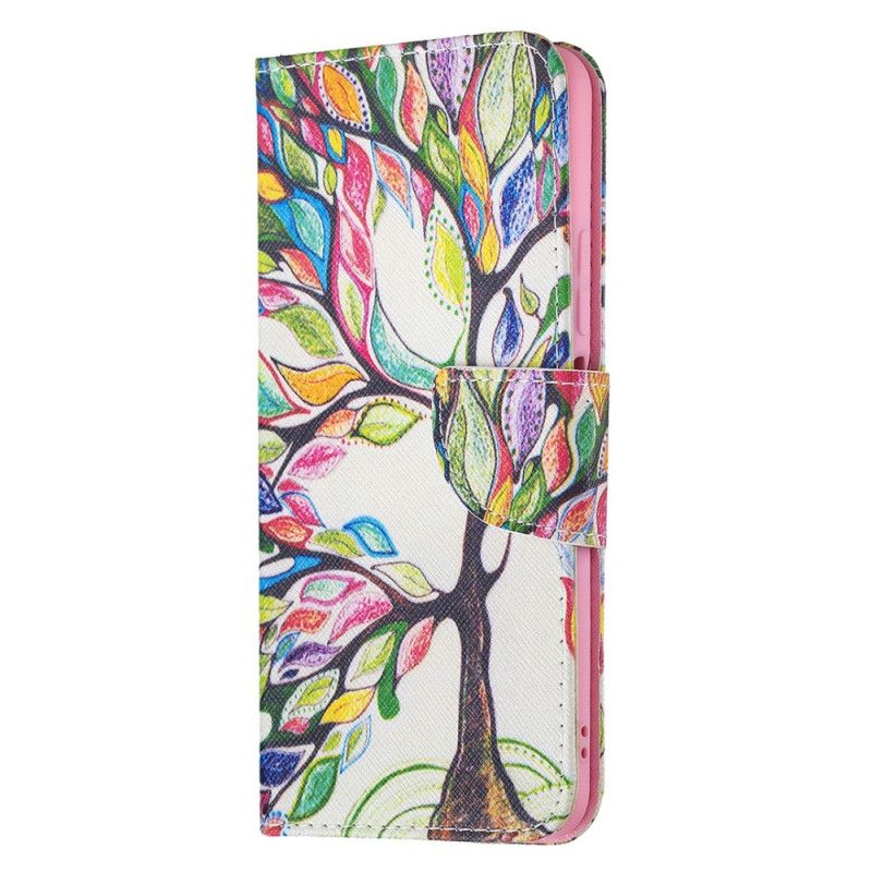 Flip Cover Xiaomi Mi 11 Lite 5G NE / Mi 11 Lite 4G / 5G Farvet Træ