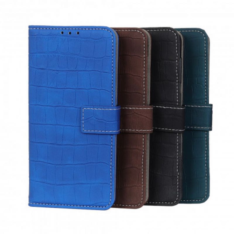 Flip Cover Xiaomi Mi 11 Lite 5G NE / Mi 11 Lite 4G / 5G Læder Cover Krokodilletekstur