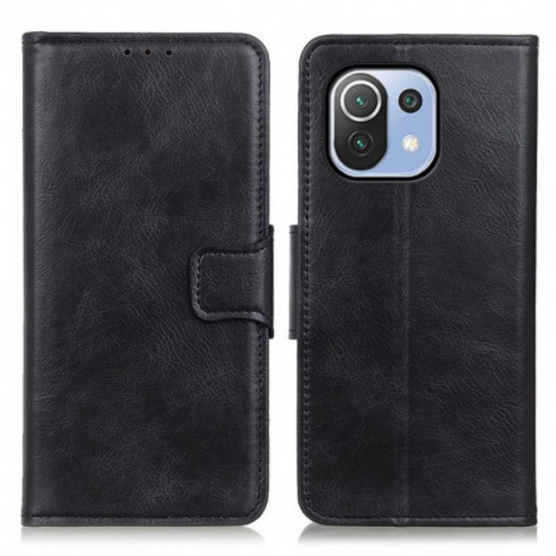 Flip Cover Xiaomi Mi 11 Lite 5G NE / Mi 11 Lite 4G / 5G Lædereffekt