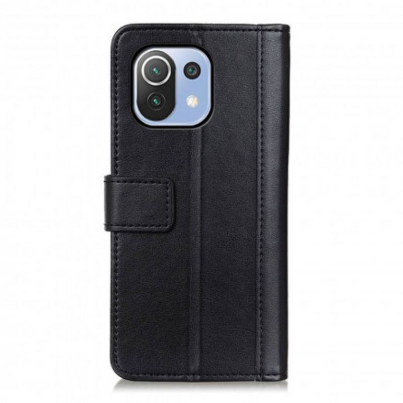 Flip Cover Xiaomi Mi 11 Lite 5G NE / Mi 11 Lite 4G / 5G Læderstil