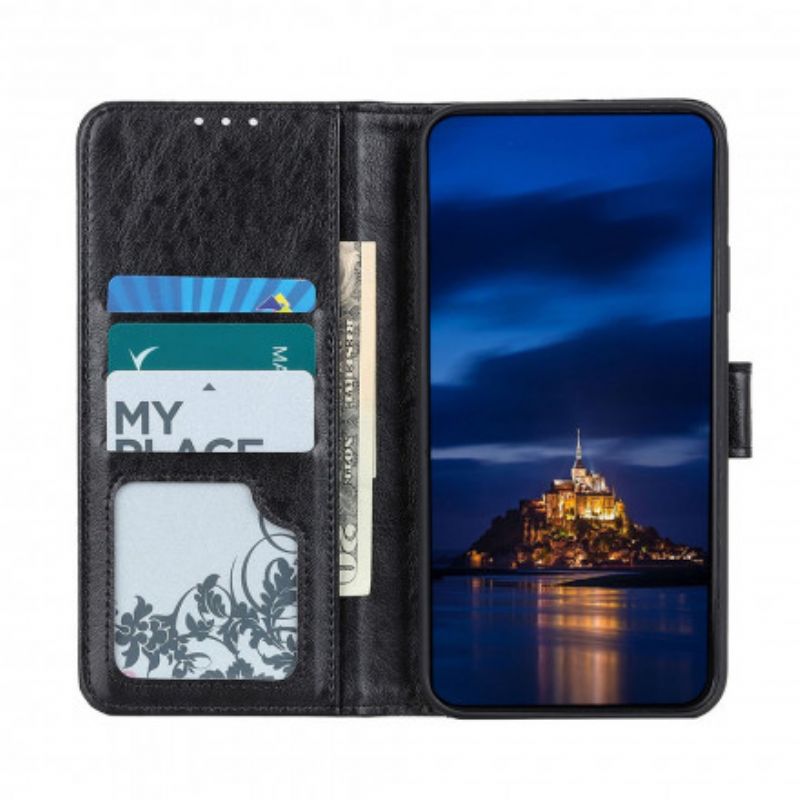 Flip Cover Xiaomi Mi 11 Lite 5G NE / Mi 11 Lite 4G / 5G Tekstureret Kunstlæder