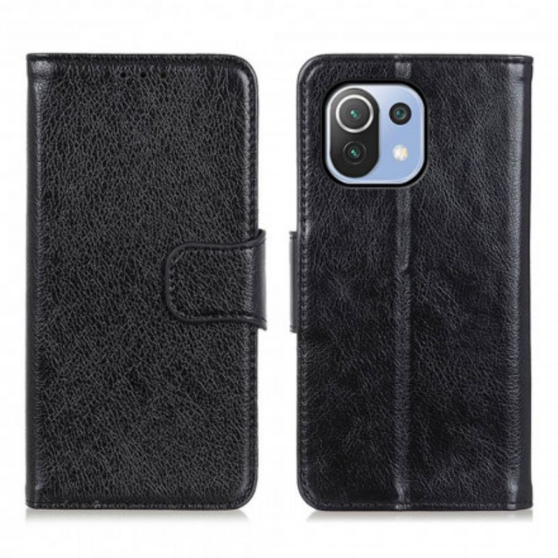 Læder Cover Xiaomi Mi 11 Lite 5G NE / Mi 11 Lite 4G / 5G Nappa Læderstil
