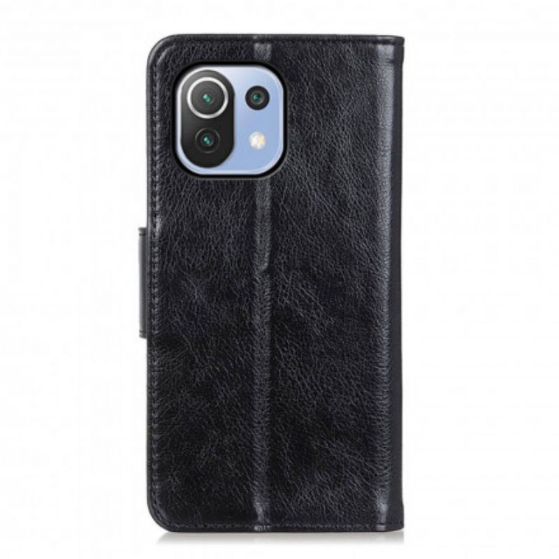 Læder Cover Xiaomi Mi 11 Lite 5G NE / Mi 11 Lite 4G / 5G Nappa Læderstil