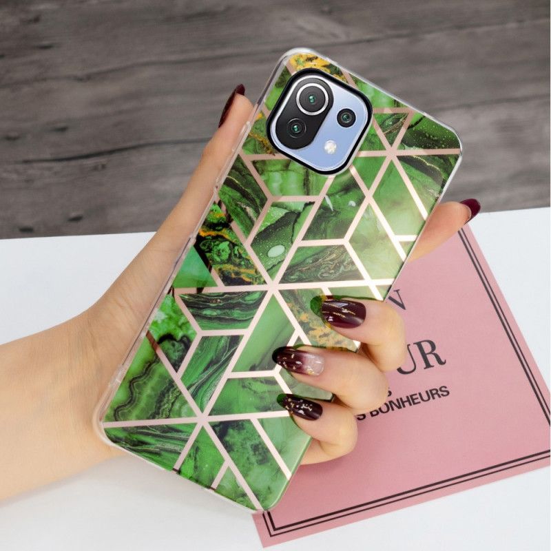 Mobilcover Xiaomi Mi 11 Lite 5G NE / Mi 11 Lite 4G / 5G Marmorgeometri