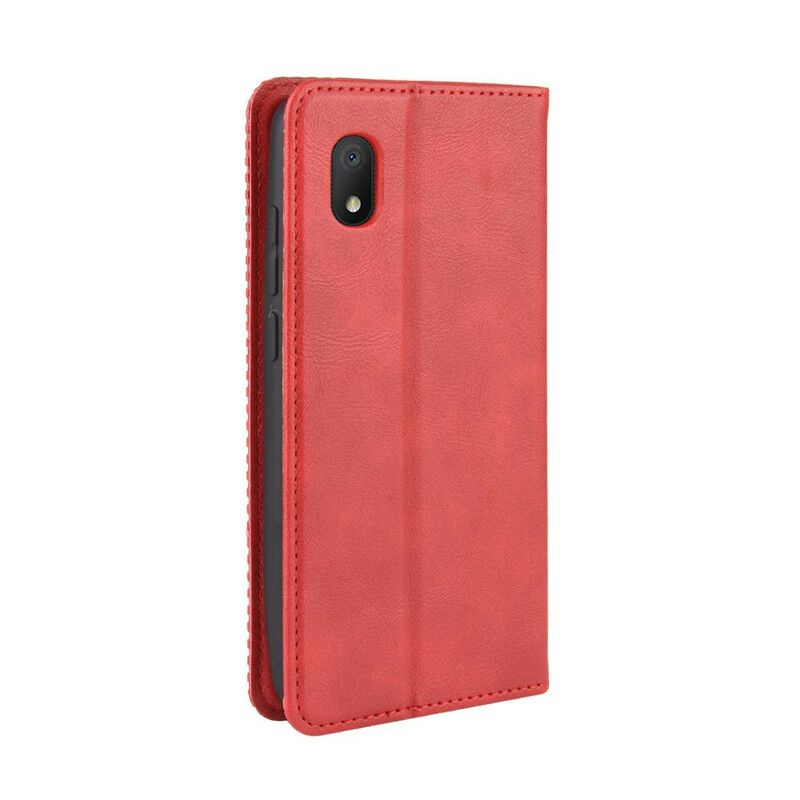 Cover Alcatel 1B (2020) Flip Cover Vintage Stiliseret Lædereffekt
