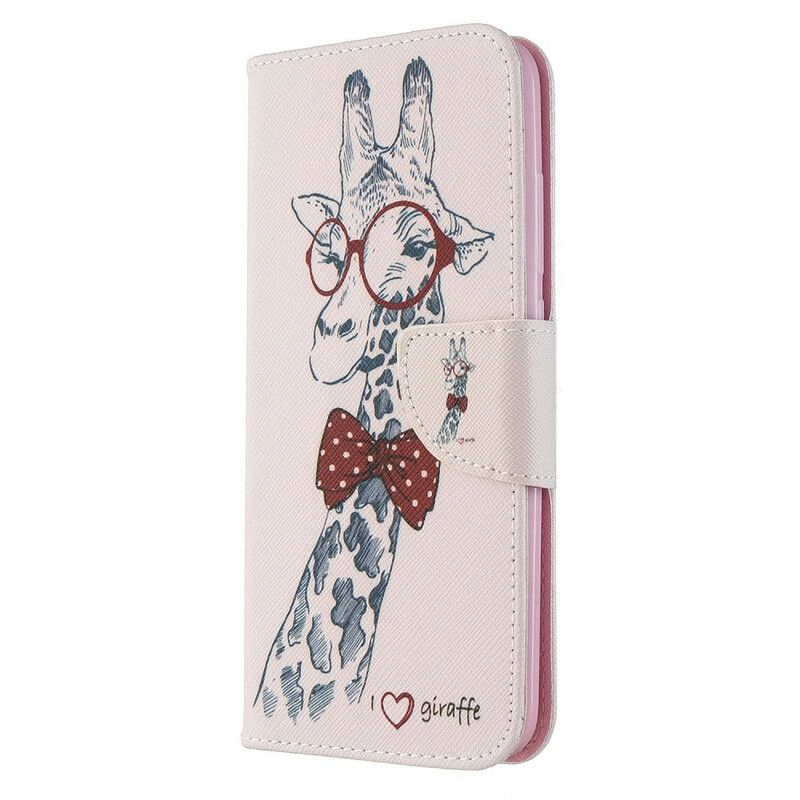 Flip Cover Xiaomi Redmi 8A Nørdet Giraf