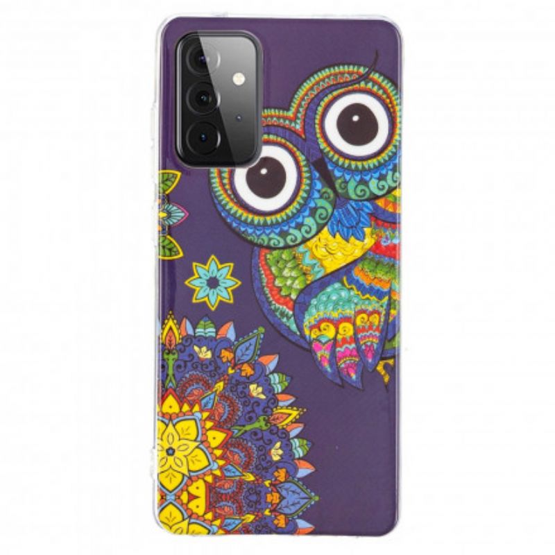 Cover Samsung Galaxy A72 4G / 5G Fluorescerende Mandalaugle