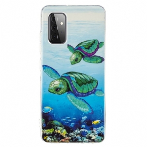 Cover Samsung Galaxy A72 4G / 5G Fluorescerende Skildpadder