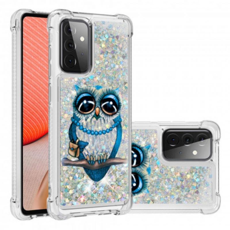 Cover Samsung Galaxy A72 4G / 5G Frøken Glitterugle