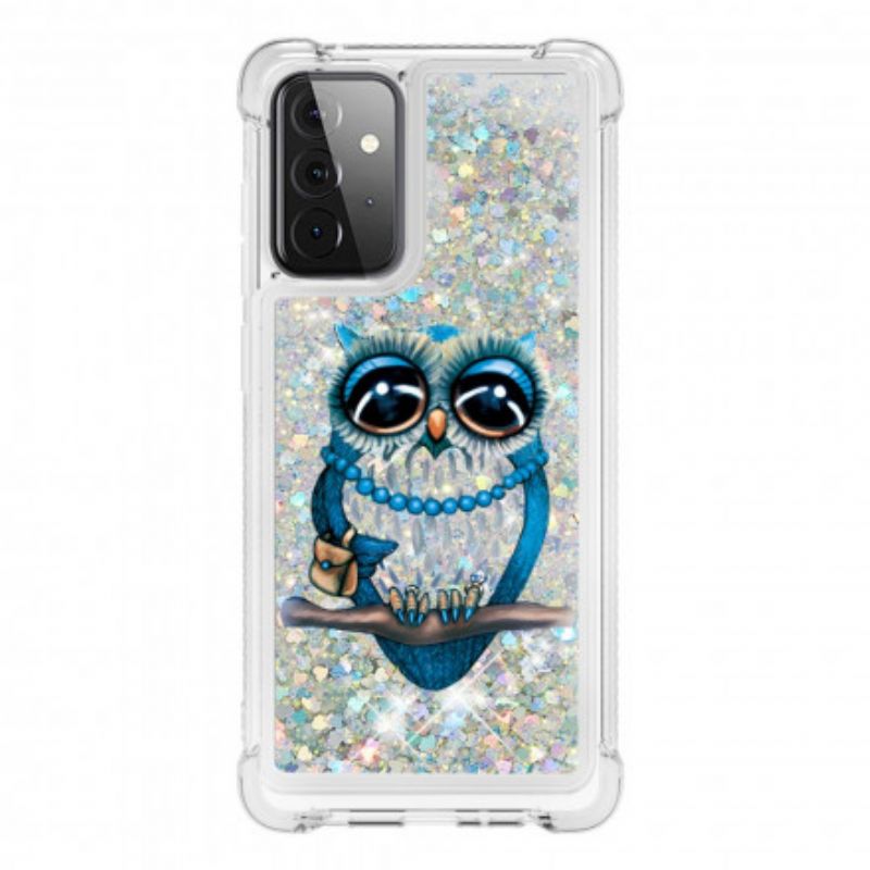 Cover Samsung Galaxy A72 4G / 5G Frøken Glitterugle
