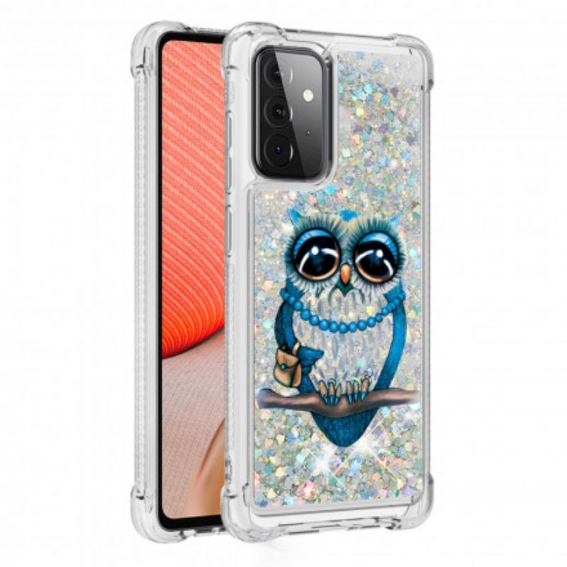 Cover Samsung Galaxy A72 4G / 5G Frøken Glitterugle