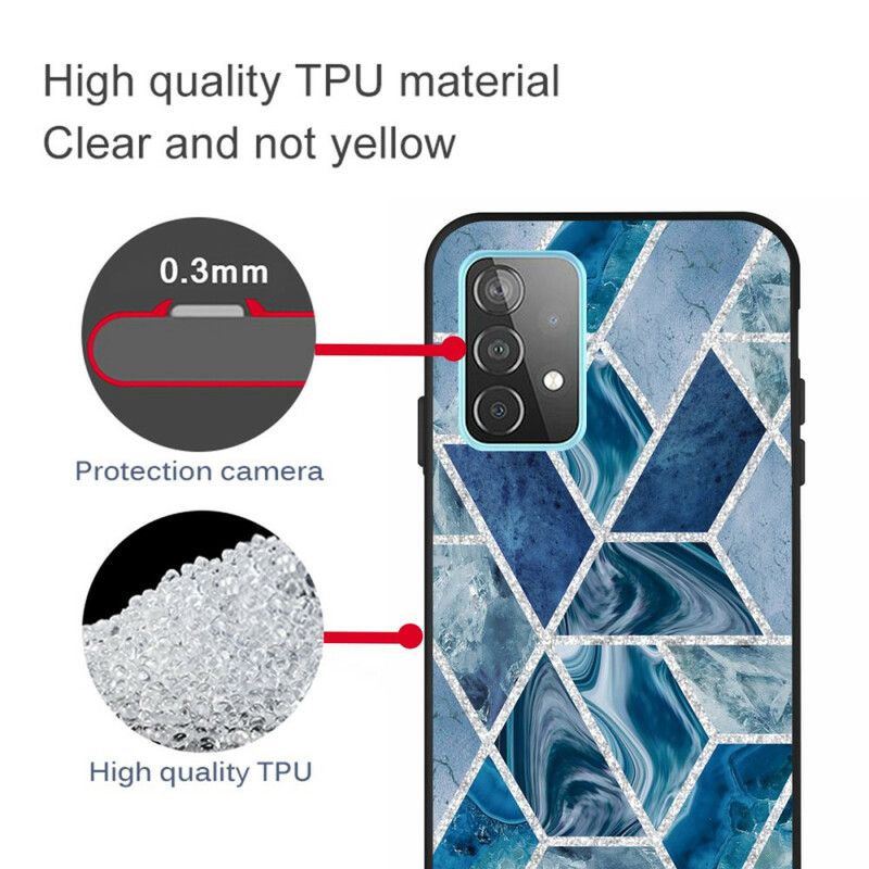 Cover Samsung Galaxy A72 4G / 5G Glitter Marmor