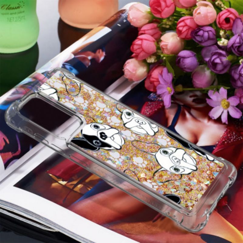 Cover Samsung Galaxy A72 4G / 5G Hr Glitter Dog