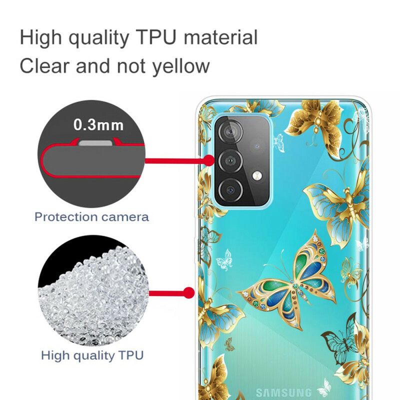 Cover Samsung Galaxy A72 4G / 5G Sommerfugle Design