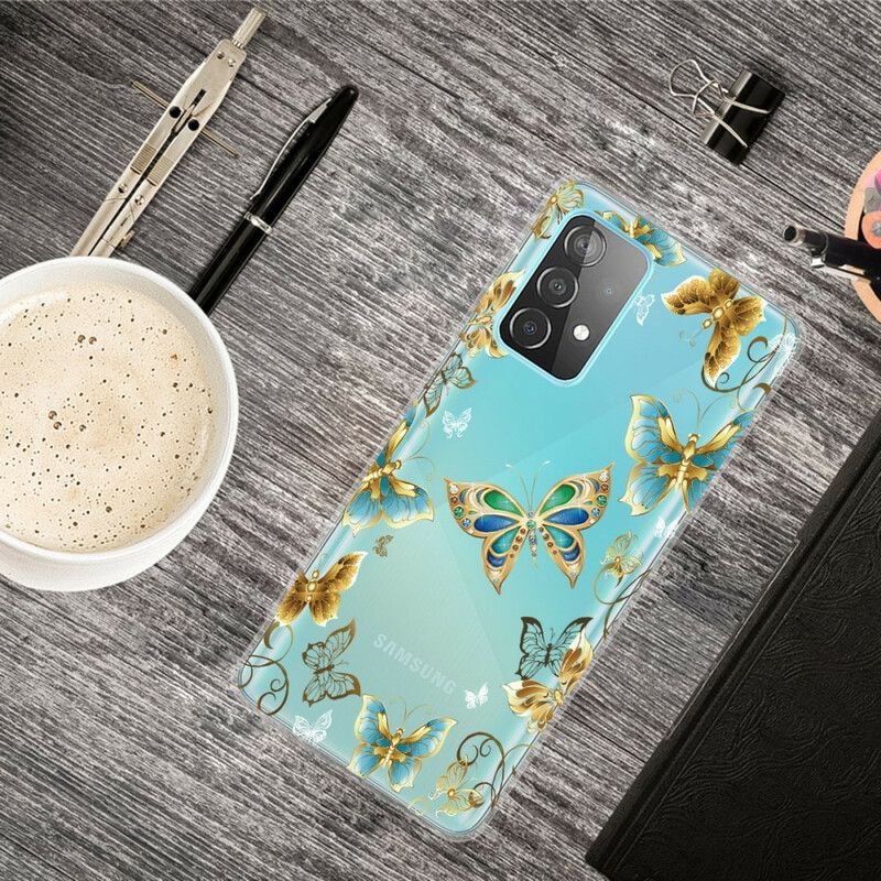 Cover Samsung Galaxy A72 4G / 5G Sommerfugle Design
