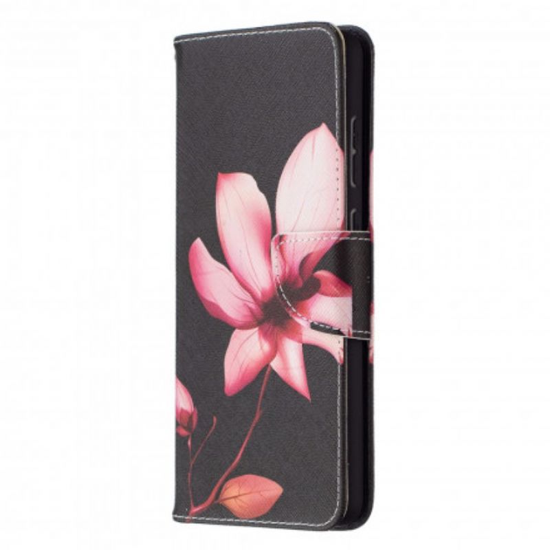Flip Cover Samsung Galaxy A72 4G / 5G Pink Blomst