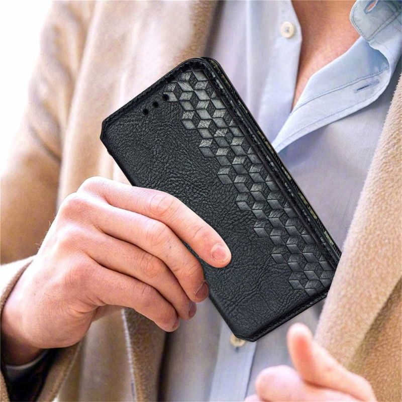Cover Samsung Galaxy M53 5G Flip Cover Lædereffektmønster