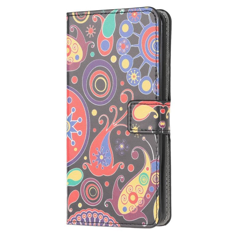 Flip Cover Samsung Galaxy M53 5G Galaksemønster