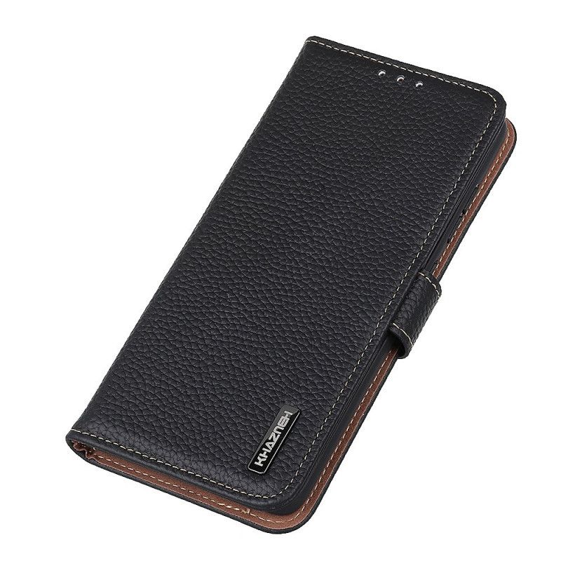 Flip Cover Samsung Galaxy M53 5G Litchi Khazneh Læder