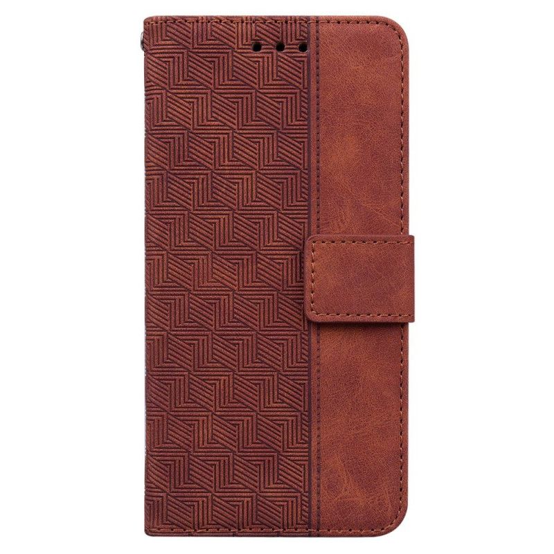 Flip Cover Samsung Galaxy M53 5G Med Snor Thongmønster