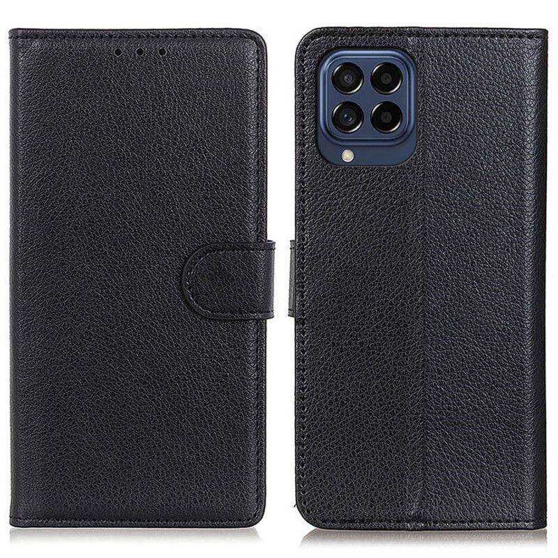 Flip Cover Samsung Galaxy M53 5G Traditionelt Kunstlæder