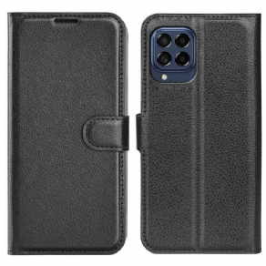 Læder Cover Samsung Galaxy M53 5G Klassisk