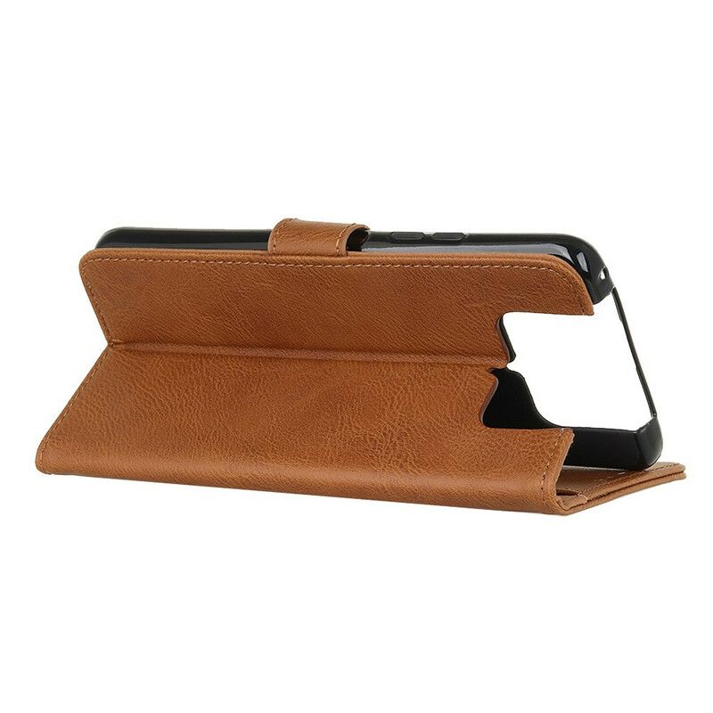 Flip Cover Asus Zenfone 8 Flip Læder Cover Imiteret Læder Khazneh