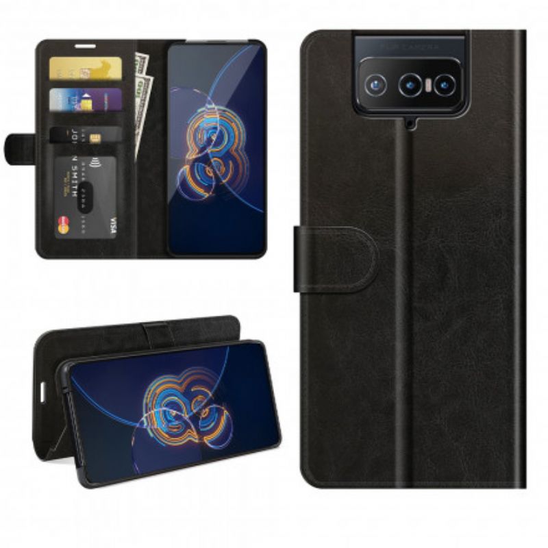 Flip Cover Asus Zenfone 8 Flip Læder Cover Ultra Imiteret Læder