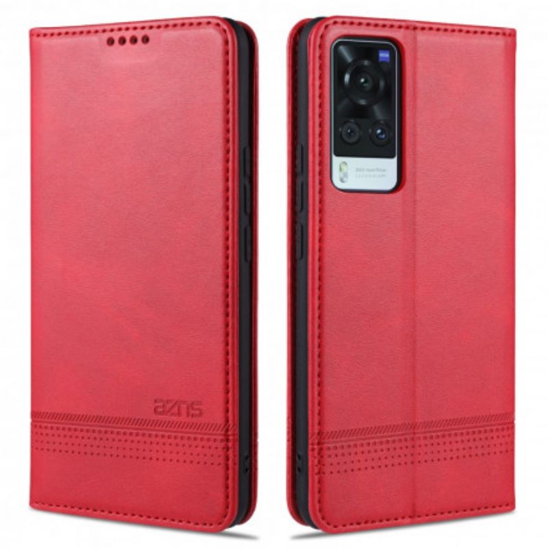 Cover Vivo X60 Pro Flip Cover Azns Læderstil