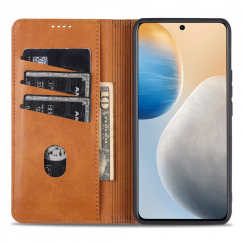 Cover Vivo X60 Pro Flip Cover Azns Læderstil