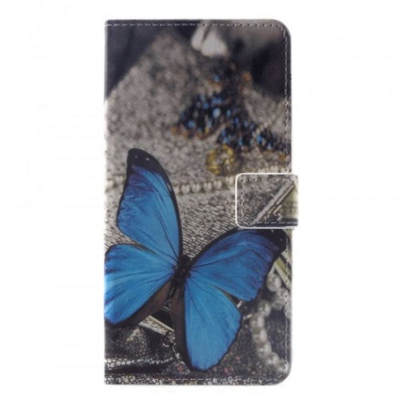Flip Cover Huawei Mate 20 Pro Blå Sommerfugl
