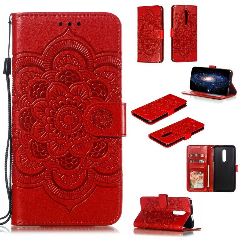 Læder Cover OnePlus 7 Pro Fuld Mandala