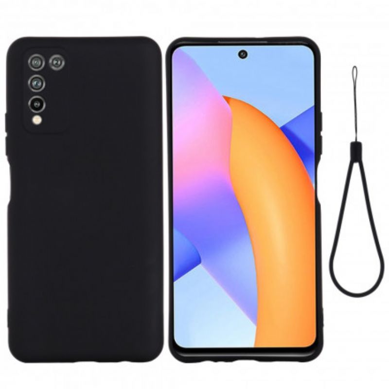 Cover Honor 10X Lite Flydende Silikone Med Snor