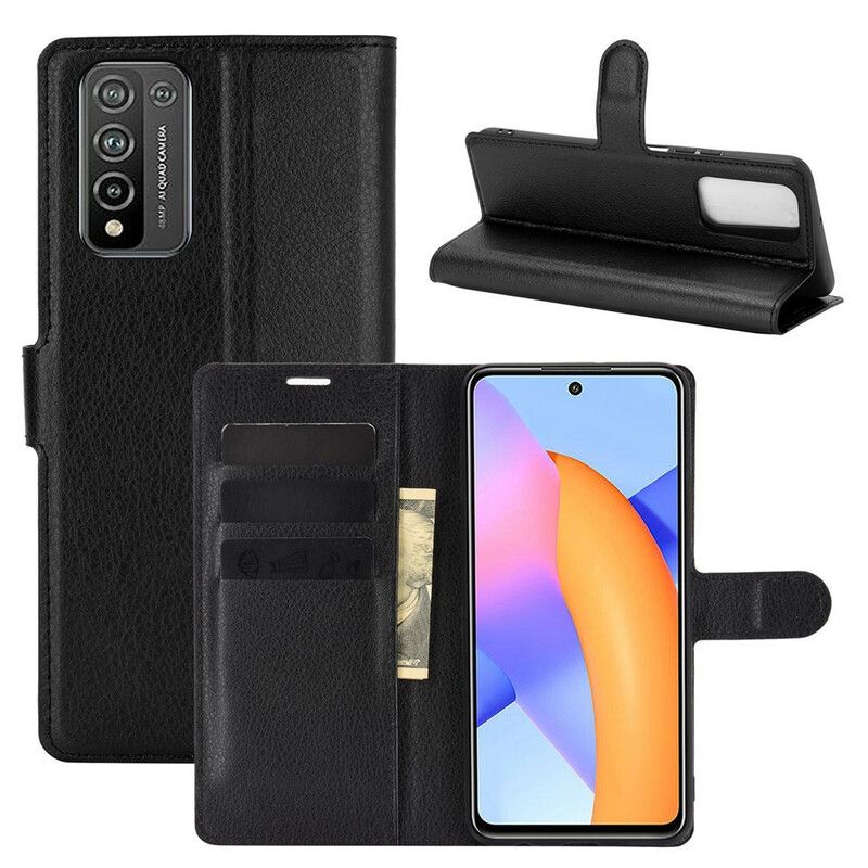 Flip Cover Honor 10X Lite Lychee Classic