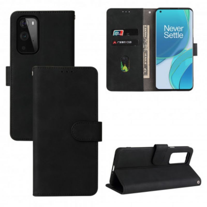 Læder Cover OnePlus 9 Pro Skin-touch