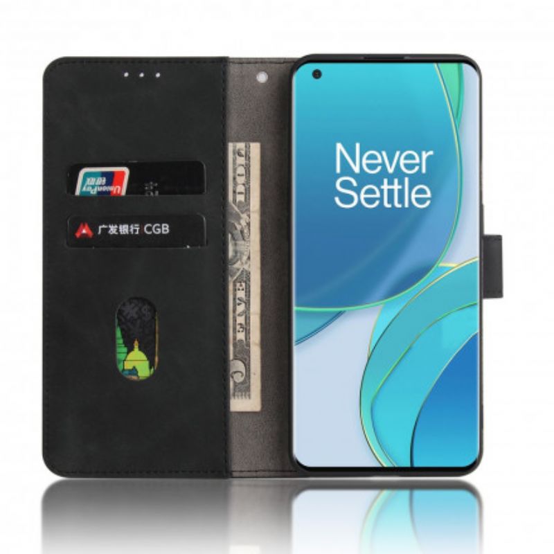 Læder Cover OnePlus 9 Pro Skin-touch