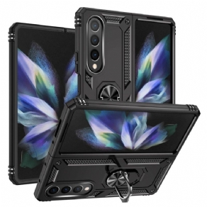 Cover Samsung Galaxy Z Fold 4 Militær Rang Med Ring