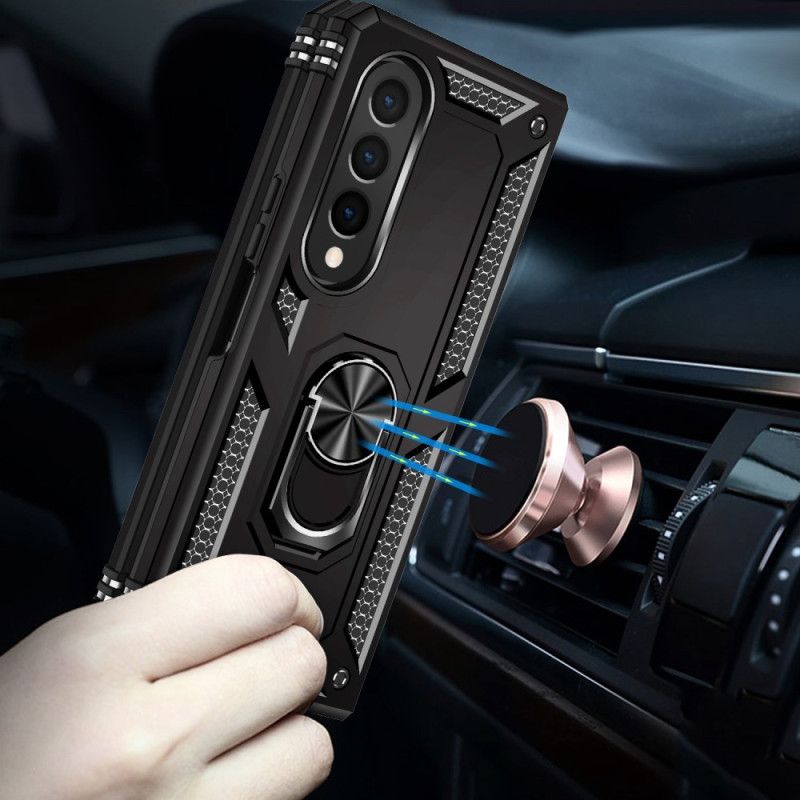 Cover Samsung Galaxy Z Fold 4 Militær Rang Med Ring