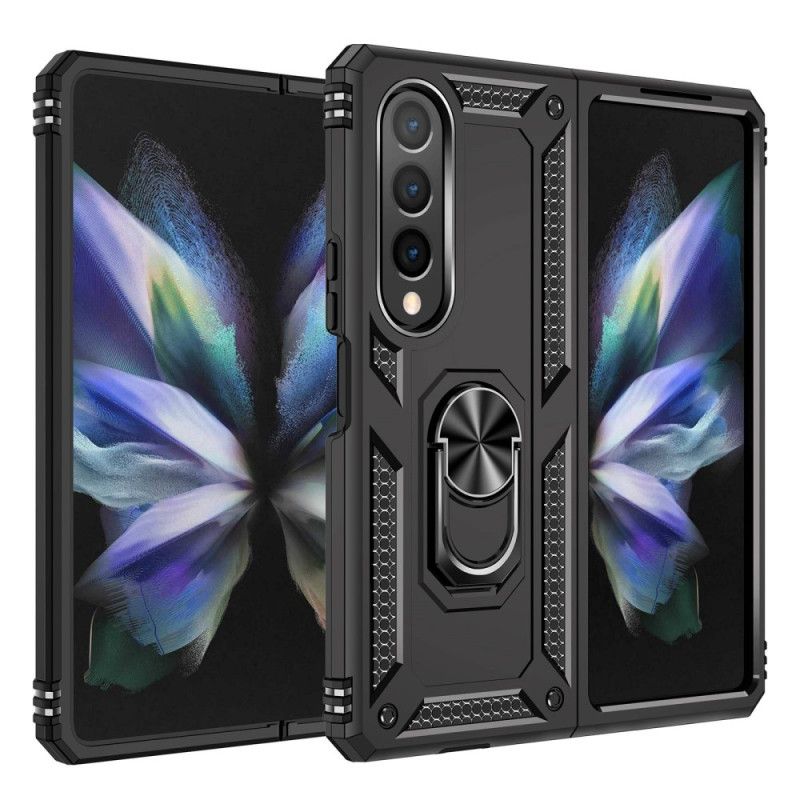 Cover Samsung Galaxy Z Fold 4 Militær Rang Med Ring