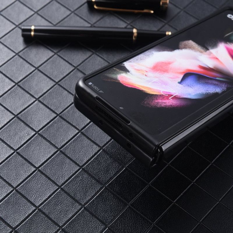 Cover Samsung Galaxy Z Fold 4 Nylon Tekstur Kunstlæder