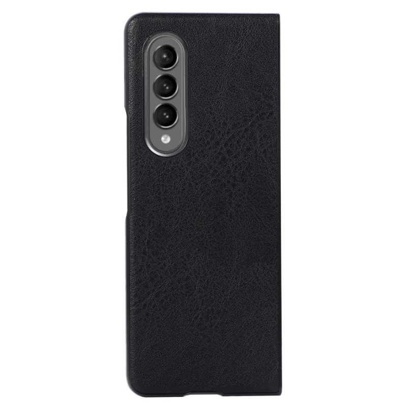 Mobilcover Samsung Galaxy Z Fold 4 Tofarvet Tekstureret Kunstlæder